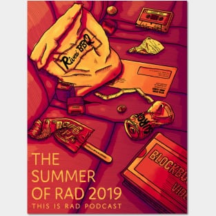 The Summer of Rad 2019 Posters and Art
